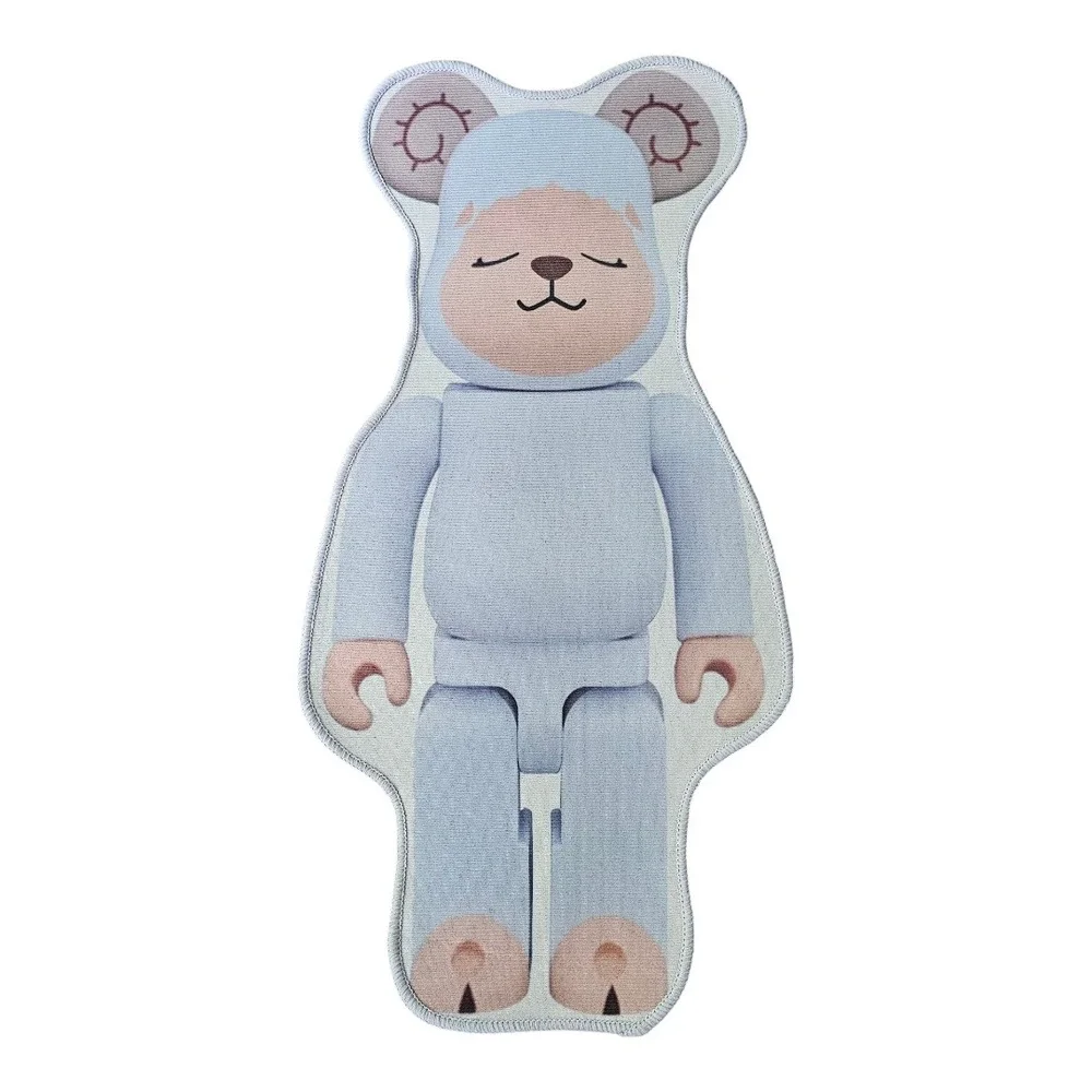 Bearbrick Rug - Blue Sheep Design - Decorative Accent Mat